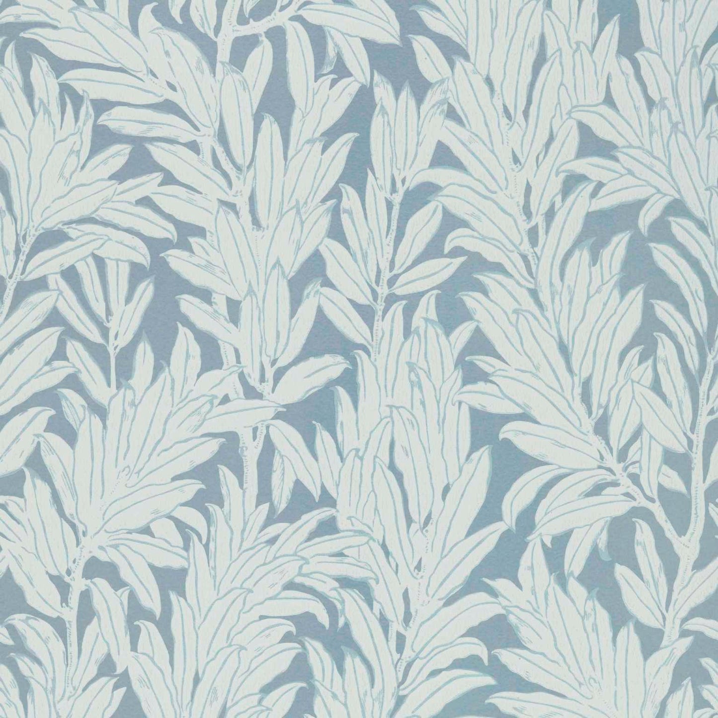 2412-177-02 - Laurel Leaf Wallpaper - Breeze - 1838 wallcoverings