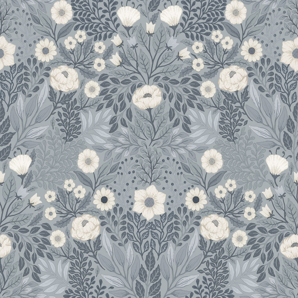 26003 - Ang Wallpaper - Blue - Midbec
