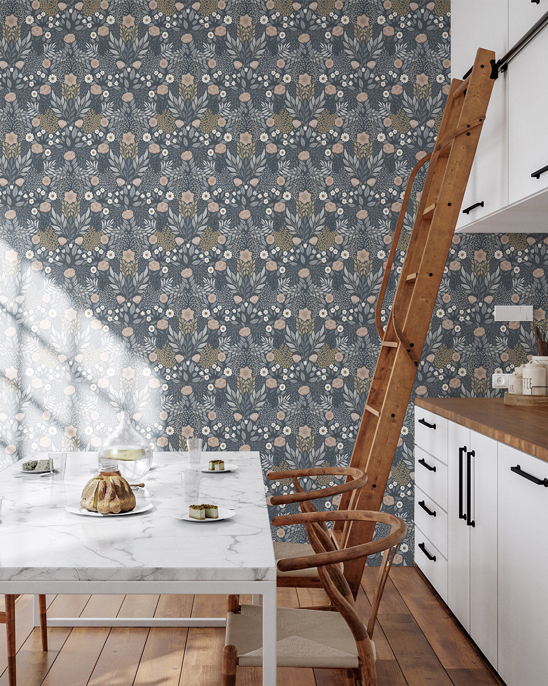 26004 - Ang Wallpaper - Dark Blue - Midbec