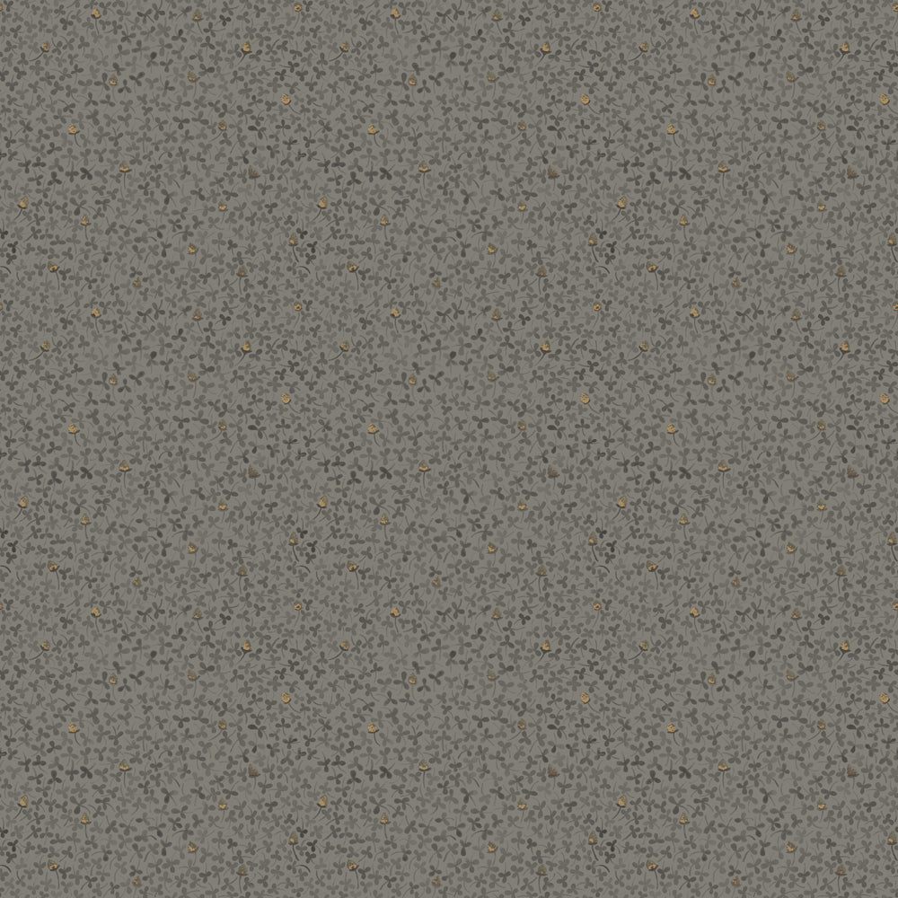 28014 - Clover Wallpaper - Taupe - Midbec