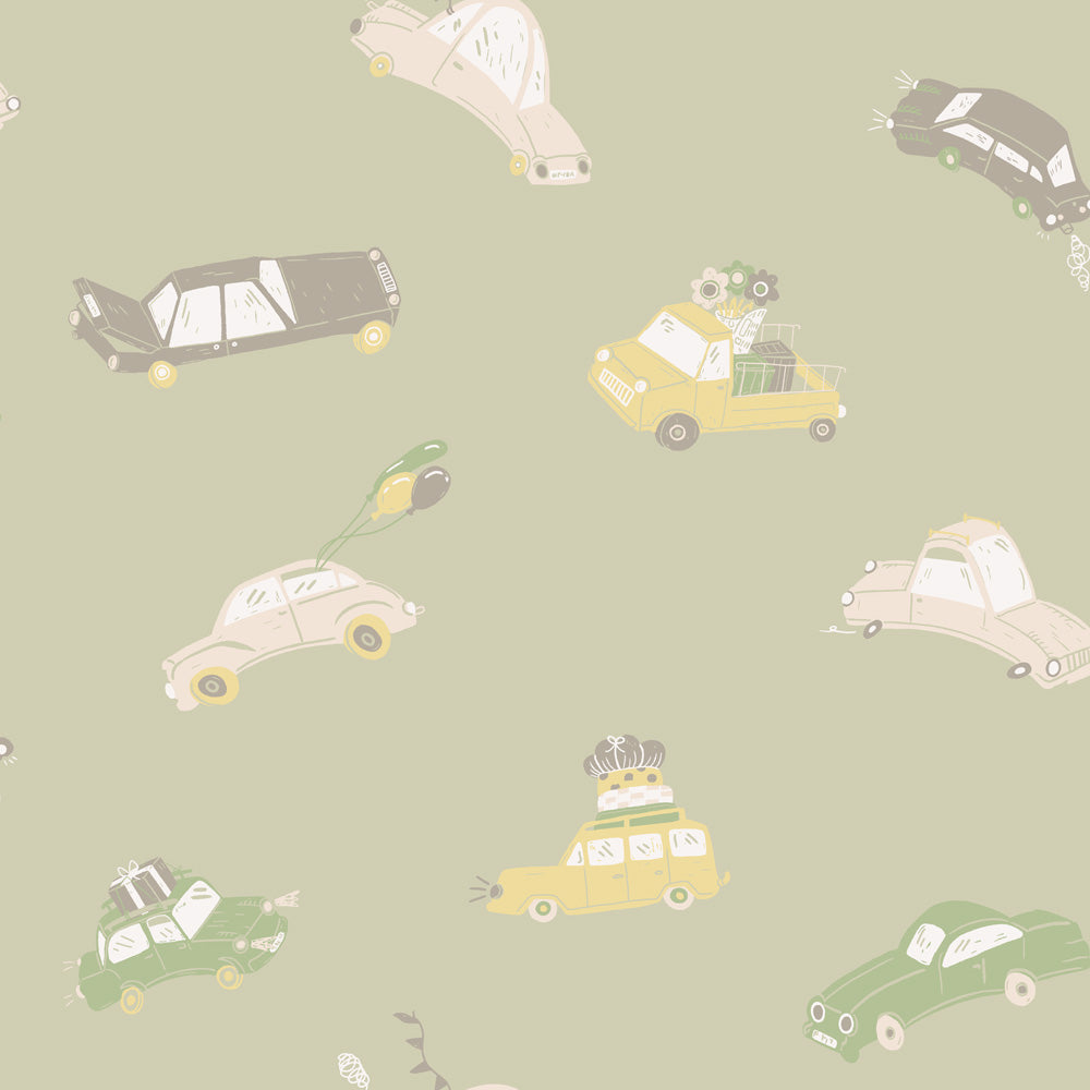 29012 - Bilarna Wallpaper - Green - Midbec