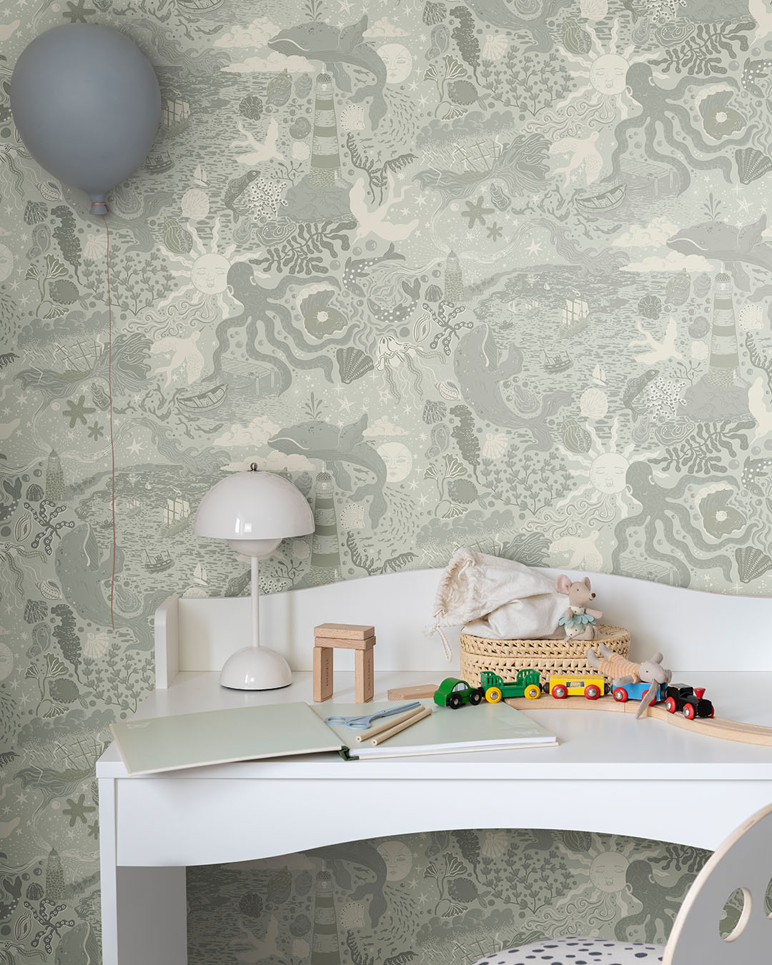 29017 - Havet Wallpaper - Gray - Midbec