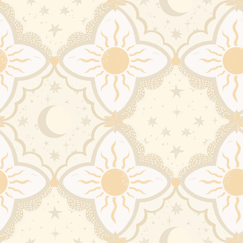 29032 - Sol & Mane Wallpaper - Warm Yellow - Midbec