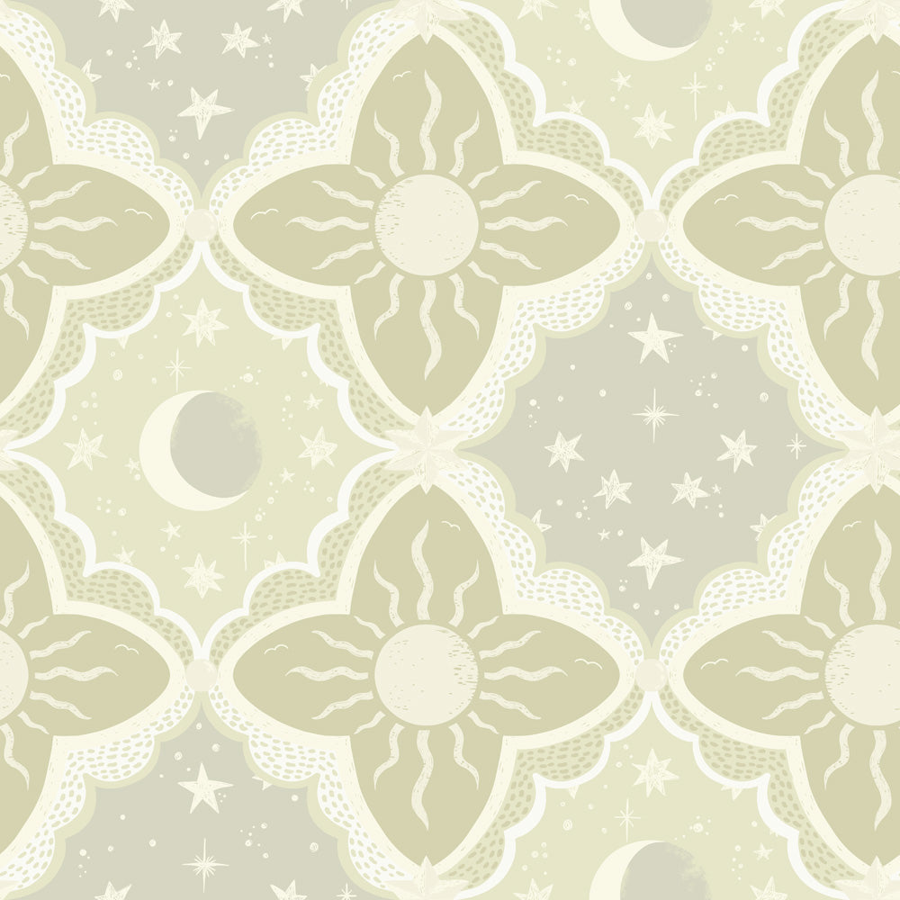 29033 - Sol & Mane Wallpaper - Beige - Midbec