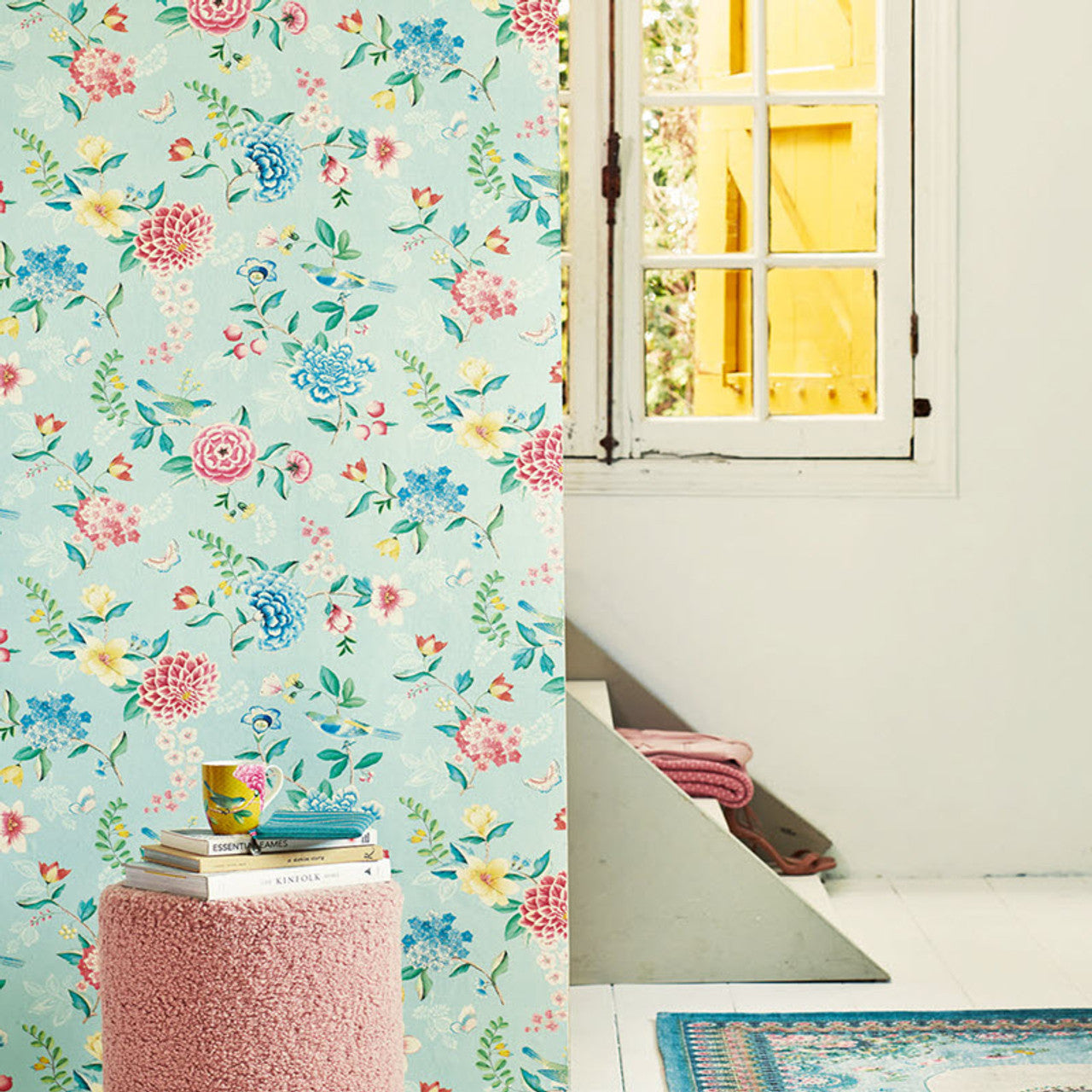300101 - Pip Studio 5 Good Evening Wallpaper - Light Blue - Eijffinger