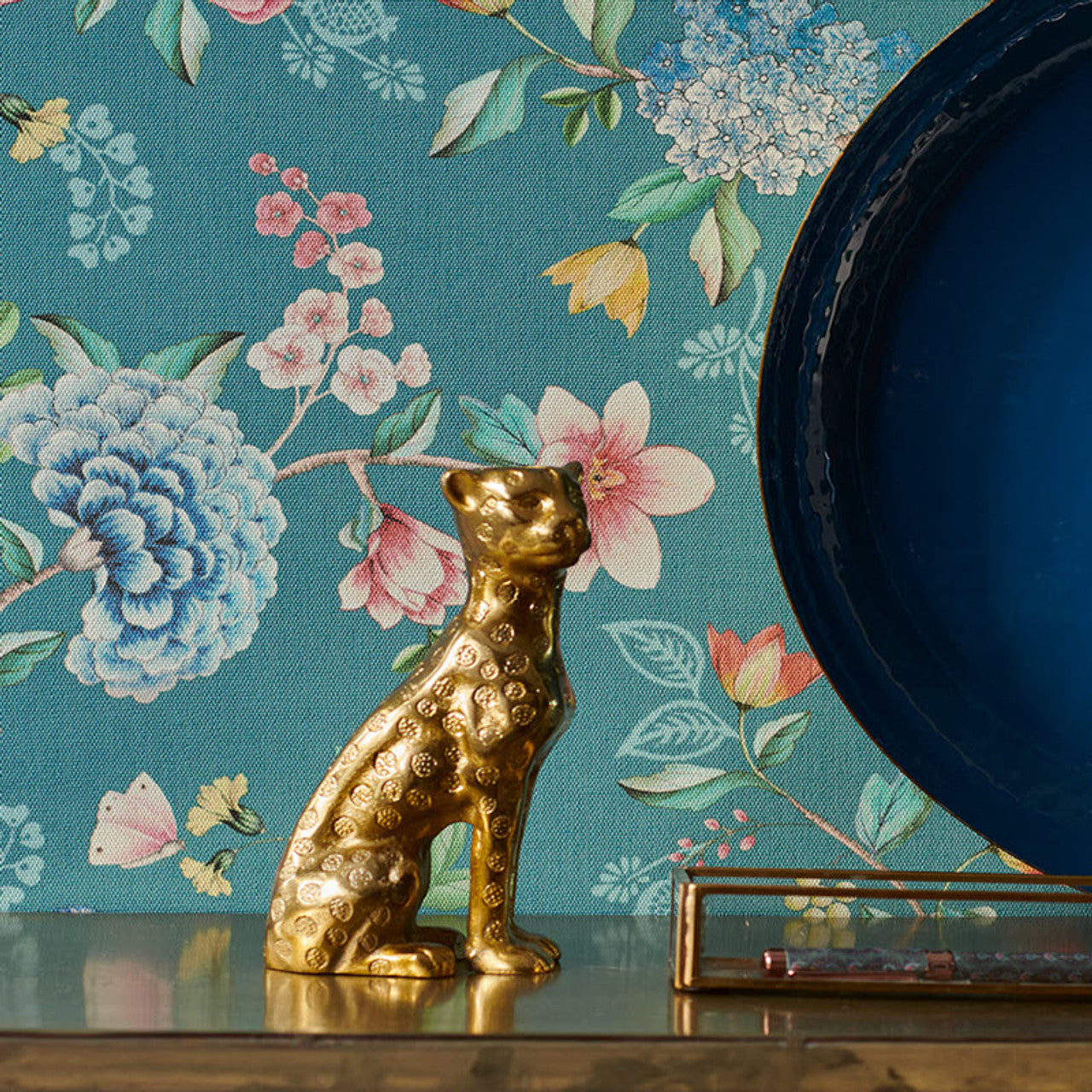 300105 - Pip Studio 5 Good Evening Wallpaper - Petrol - Eijffinger