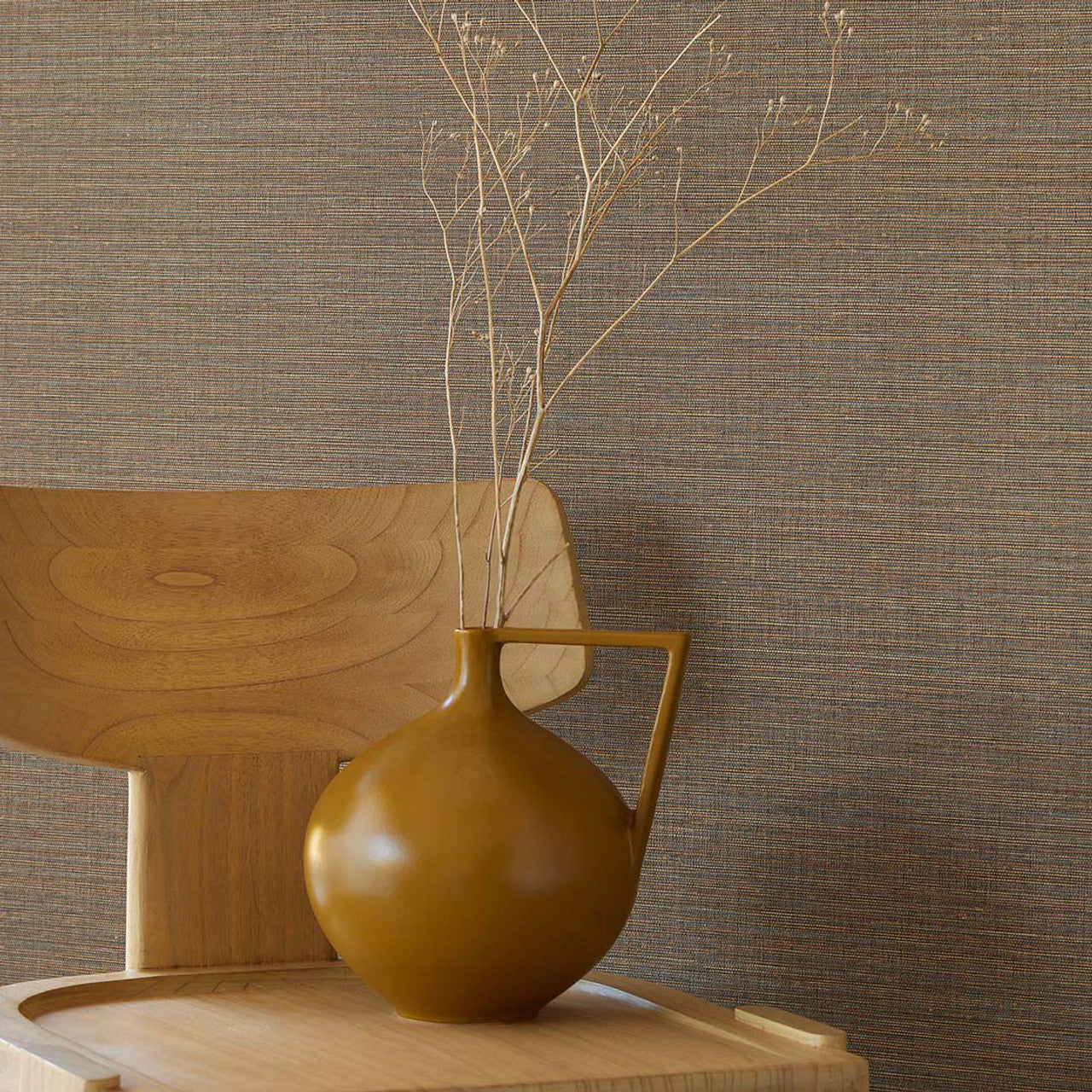 313503 - Woven Canvas Wallpaper - Cream - Eijffinger