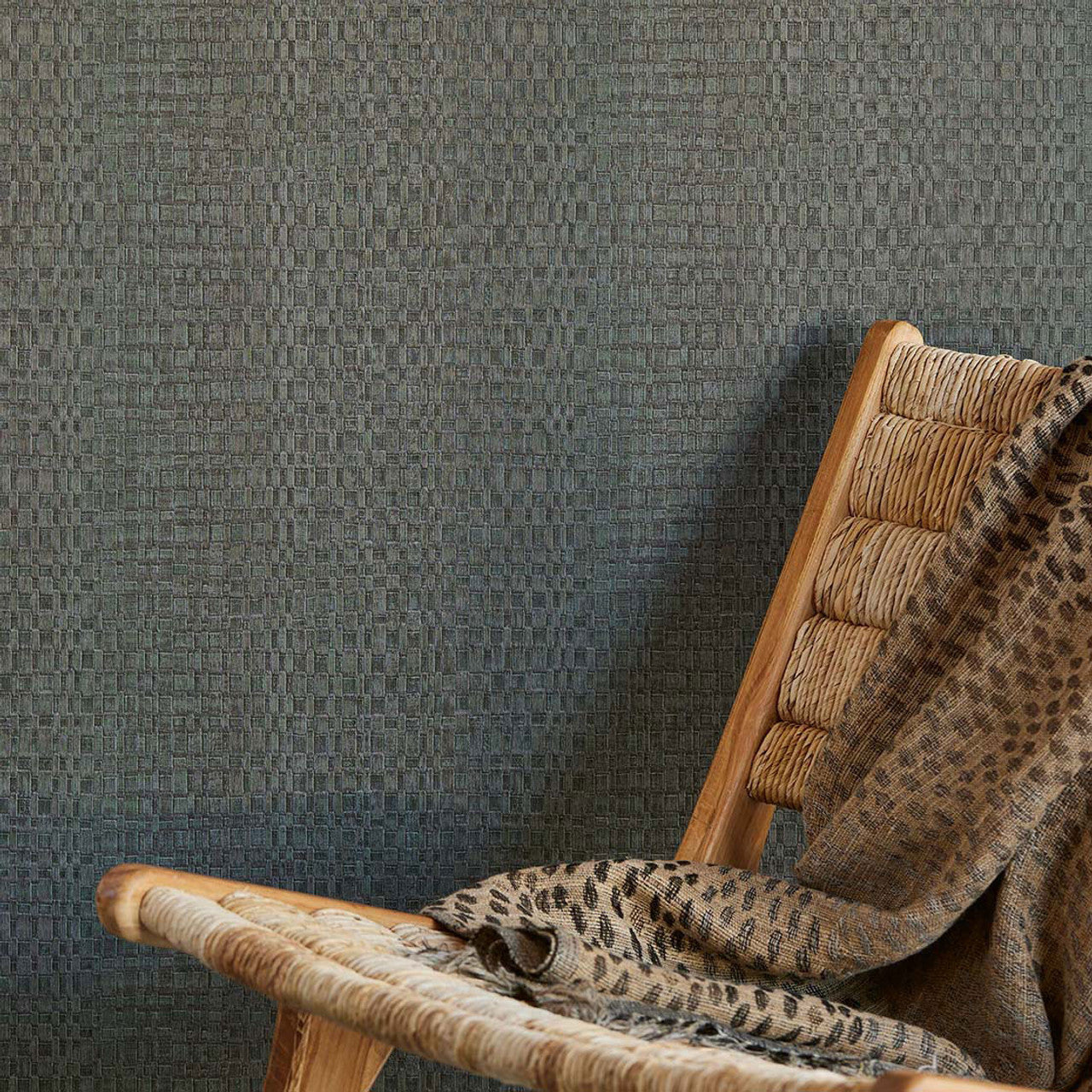 313532 - Industrial Canvas Wallpaper - Light Blue - Eijffinger