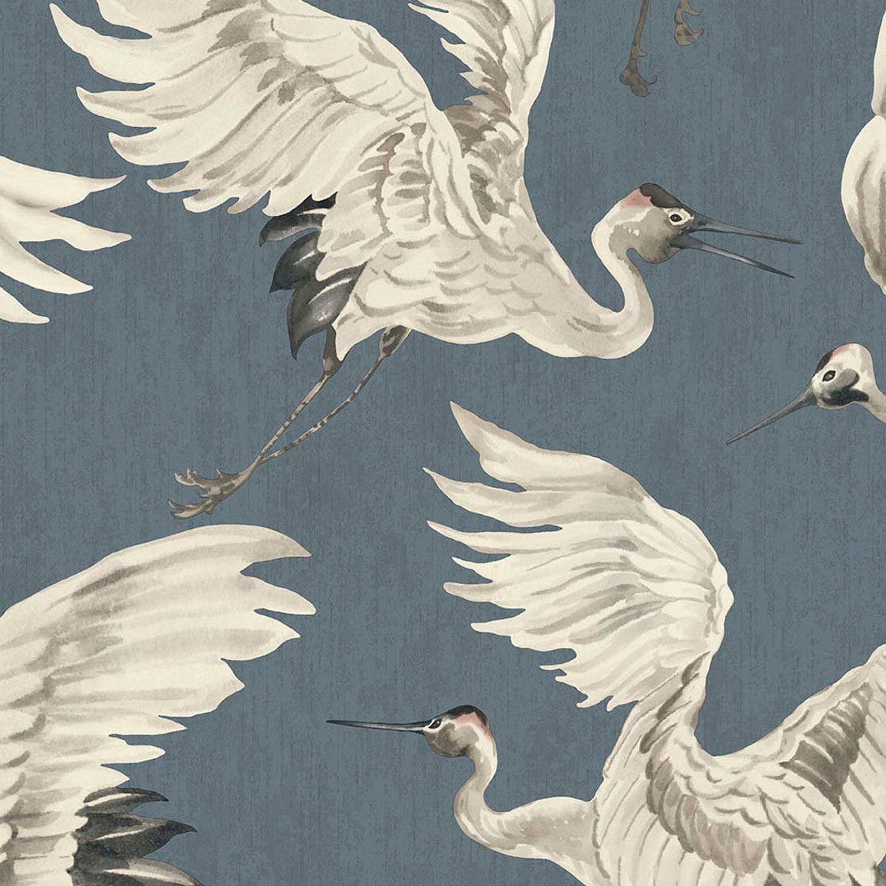 317354 - Magestic Flight Oasis Wallpaper - Blue - Eijffinger