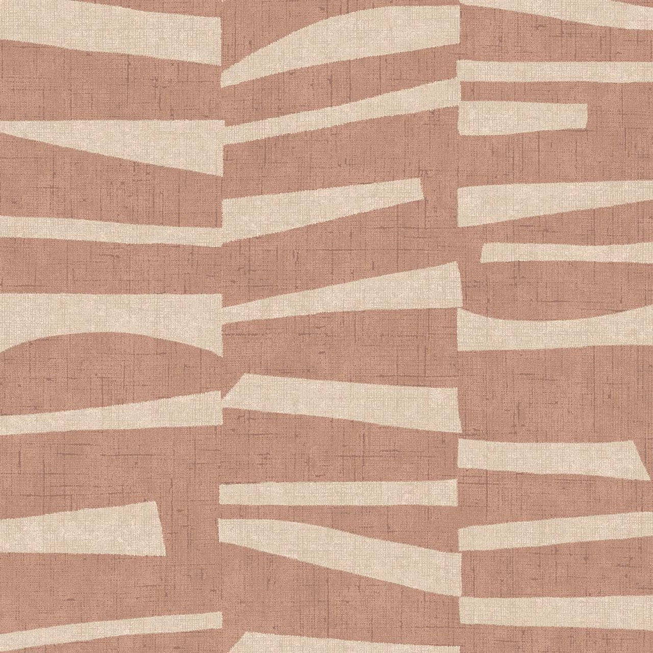 318025 - Organic Stack Twist Wallpaper - Pink - Eijffinger