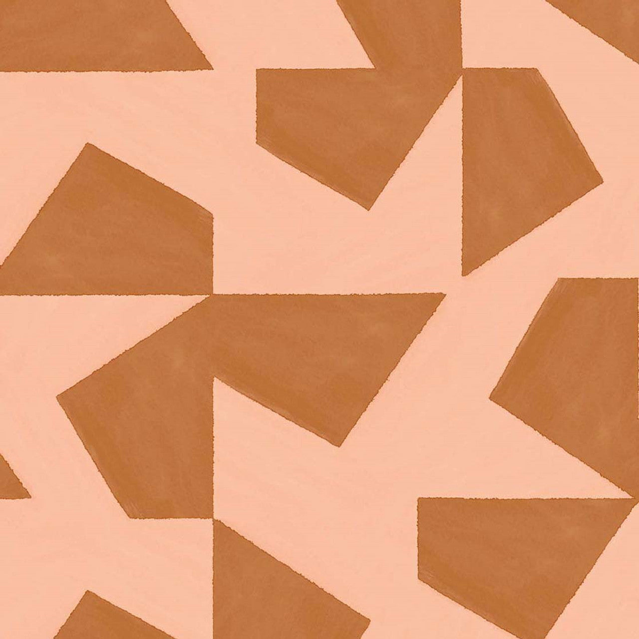 318041 - Scattered Geometry Twist Wallpaper - Terracotta - Eijffinger