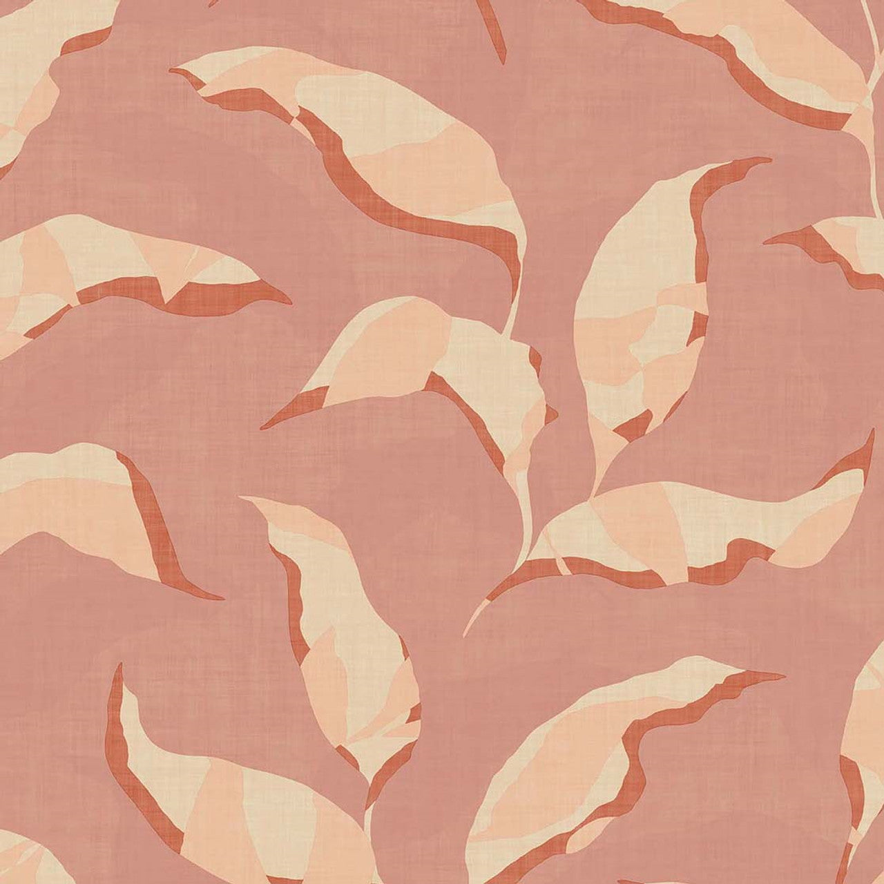318054 - Torn Botanical Twist Wallpaper - Pink - Eijffinger