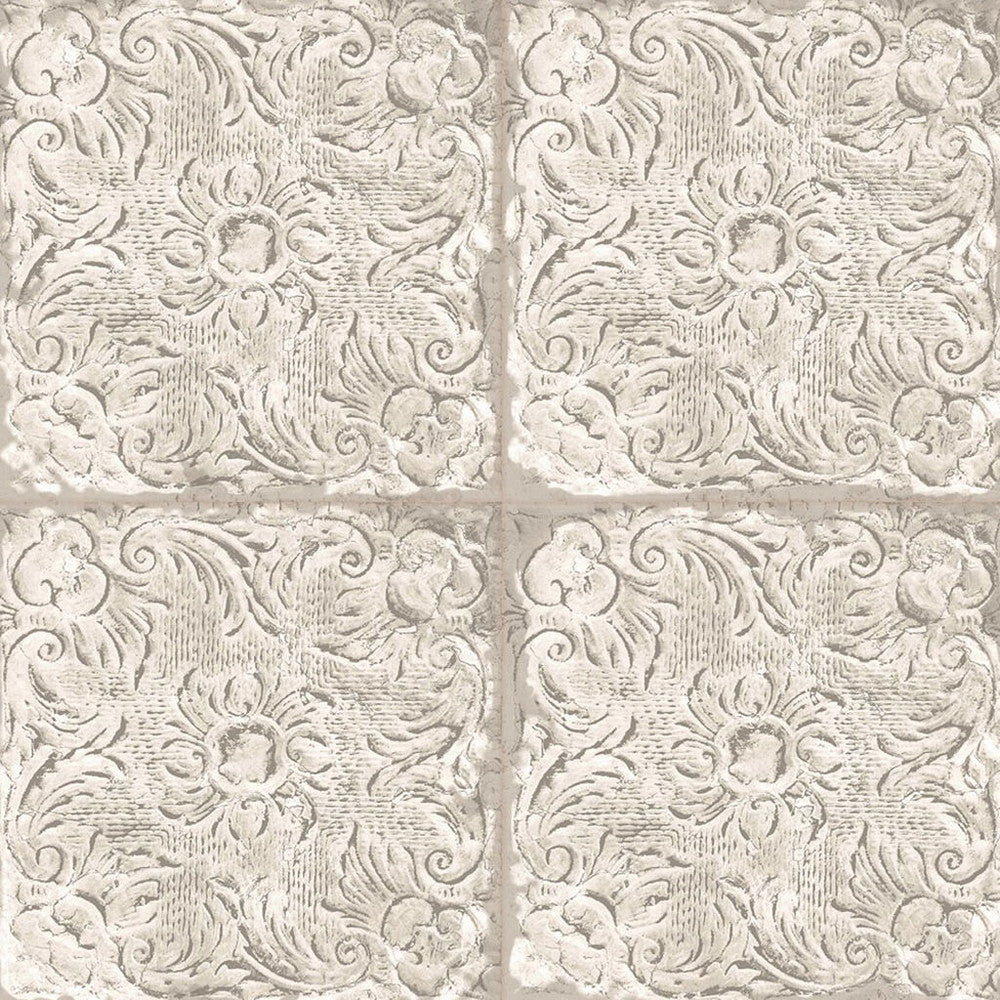 33-148 - Ny Tile Wallpaper - Natural - Superfresco Easy
