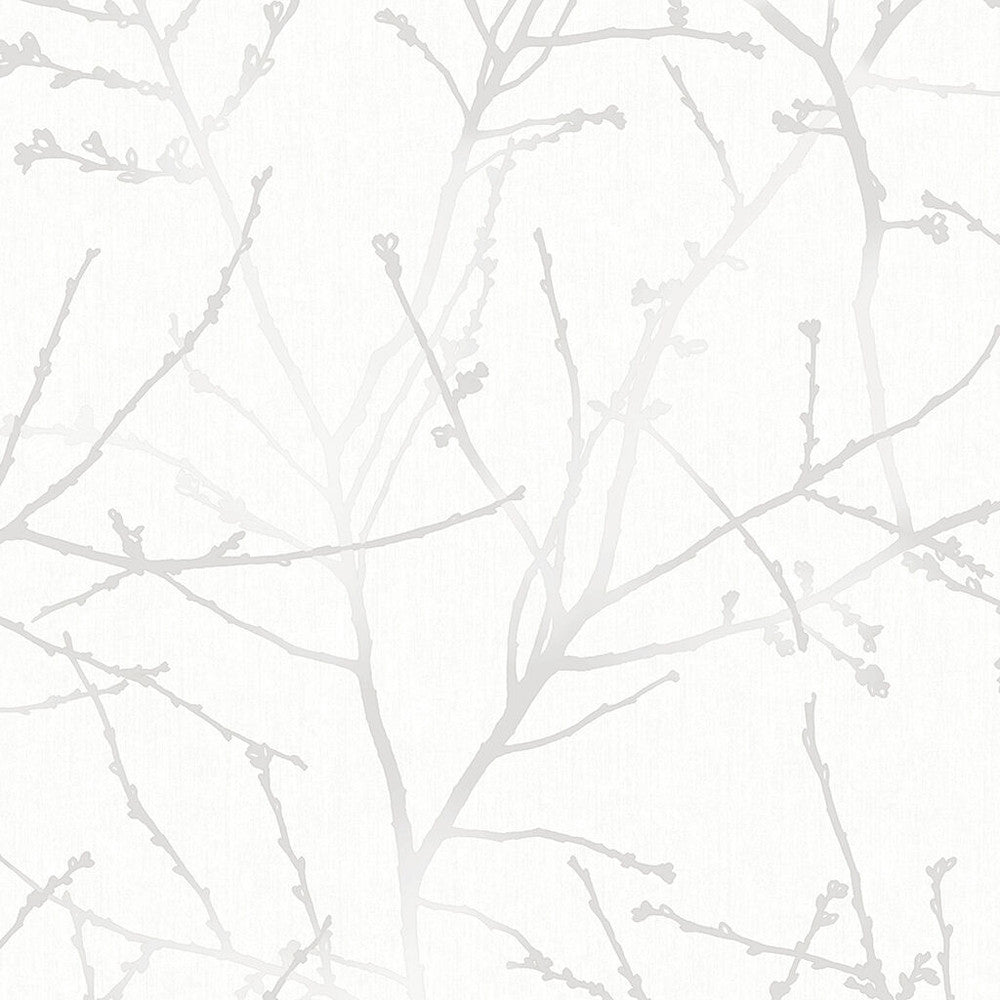 33-275 - Innocence Wallpaper - White Mica - Superfresco Easy