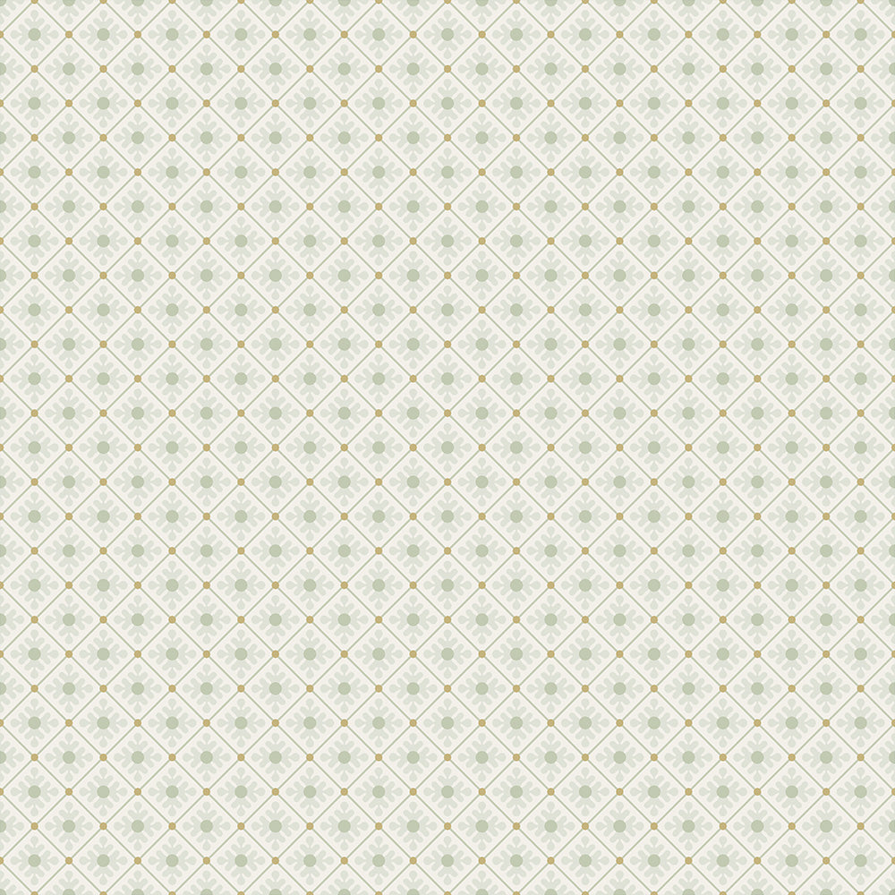 33025 - Skarhamn Wallpaper - Light Green - Midbec