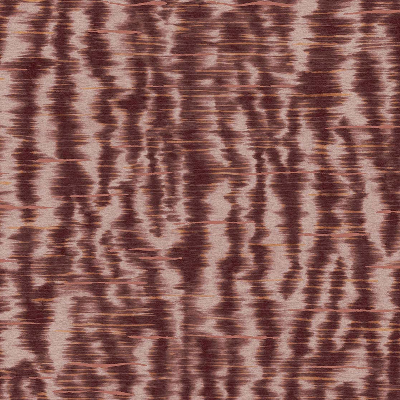 333444 - Liquid Wave Emerald Wallpaper - Red - Eijffinger