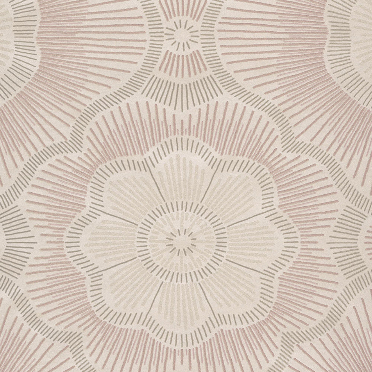 388751 - Lounge Floral Wallpaper - Pink - Eijffinger