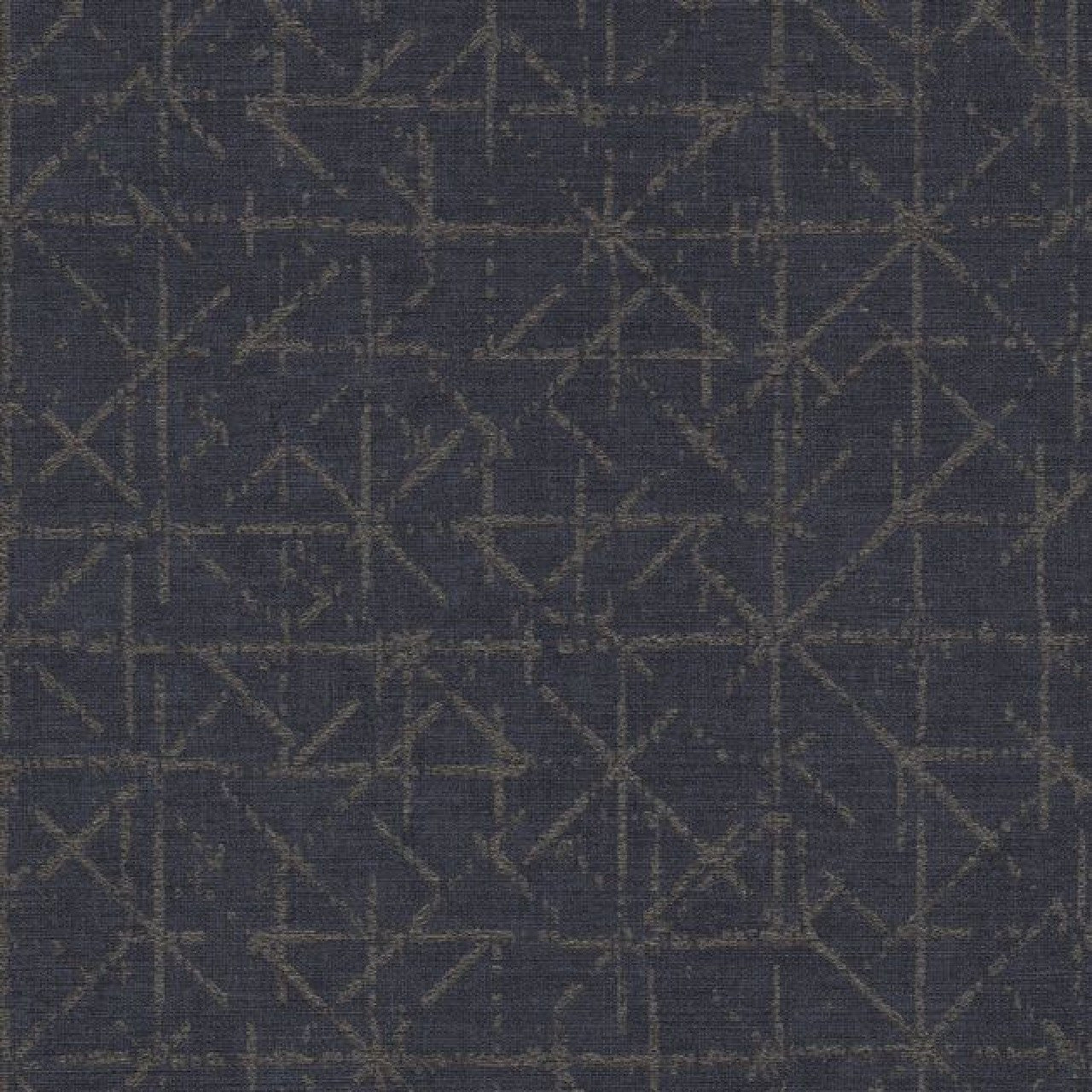 394534 - Geometric Sketch Topaz Wallpaper - Charcoal - Eijffinger