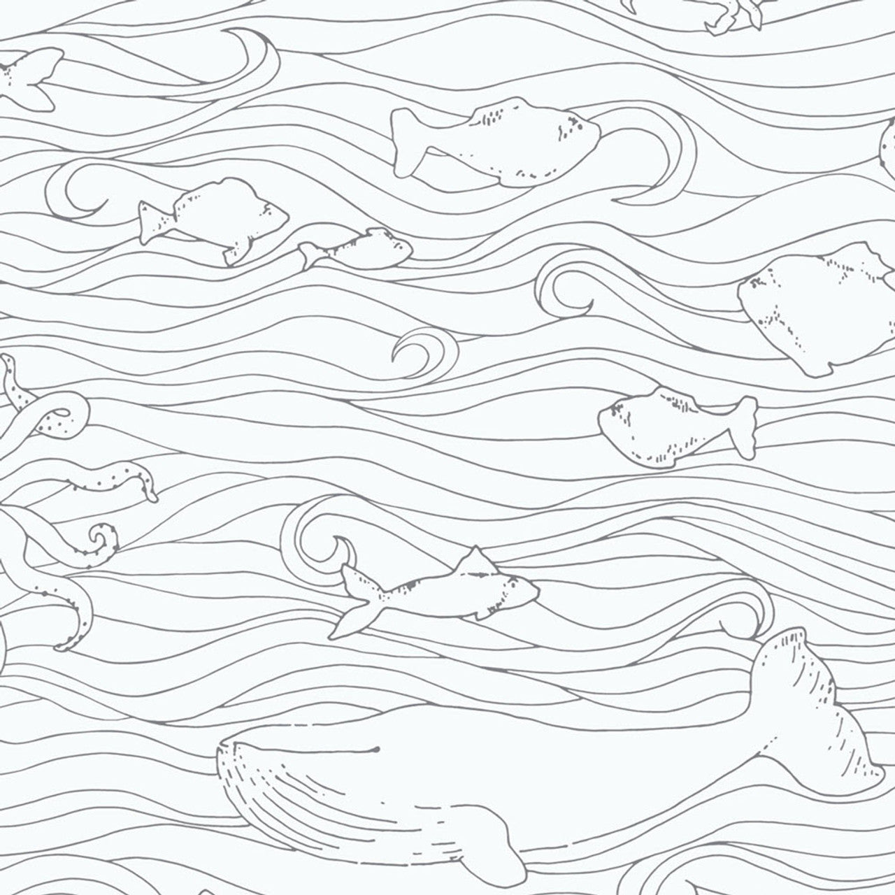 399042 - Mini Me High Tide Wallpaper - Off White - Eijffinger