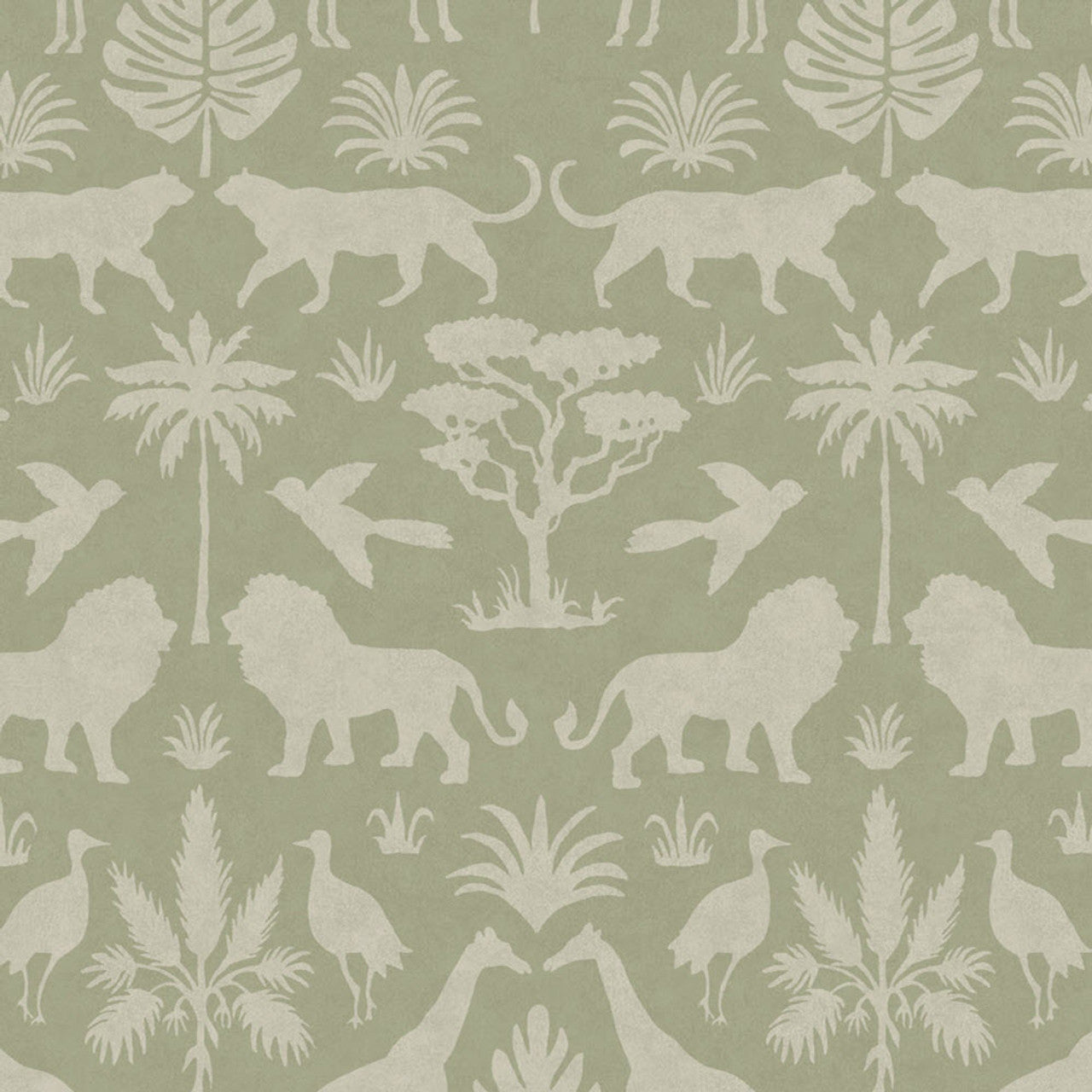 399081 - Mini Me Nature Wallpaper - Green - Eijffinger