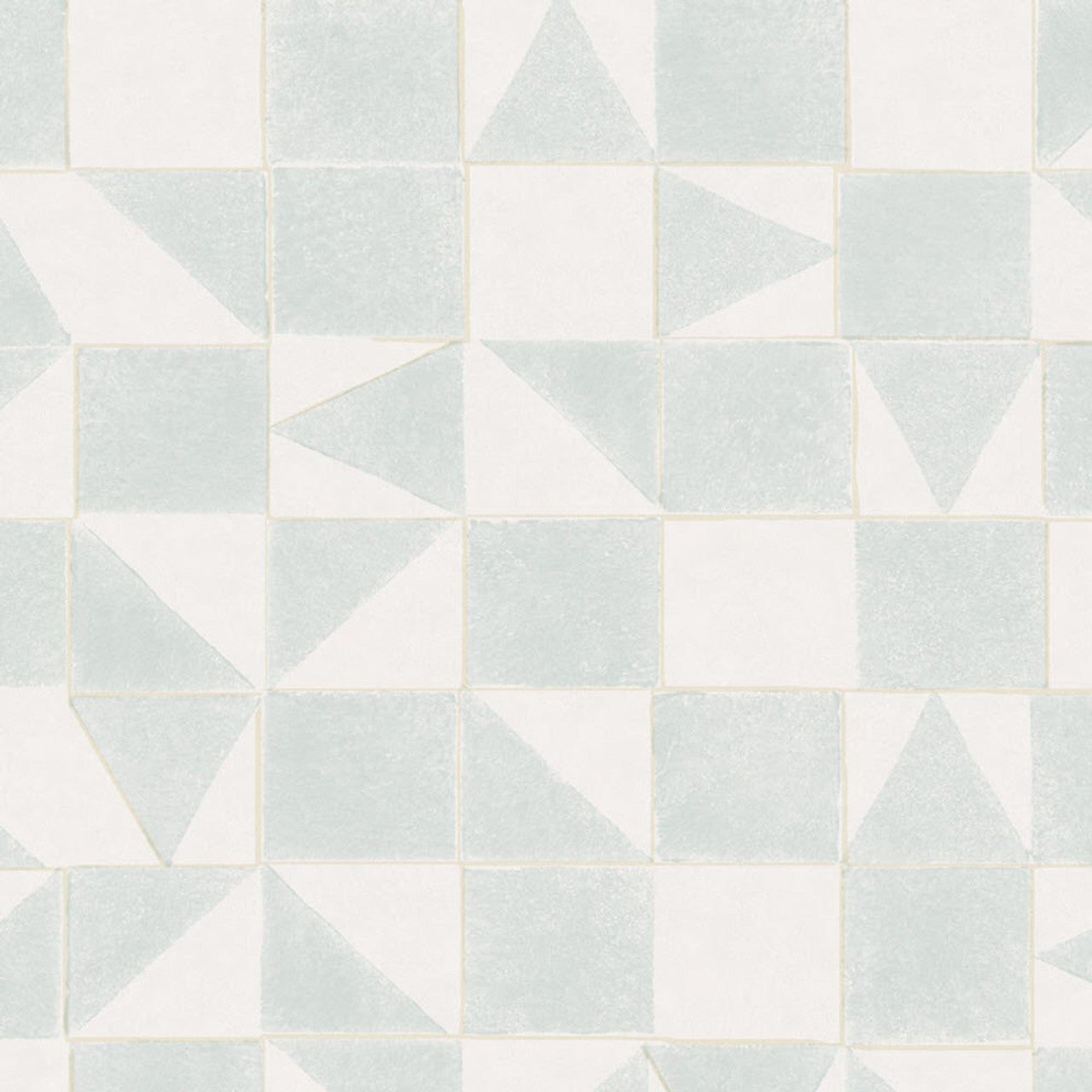 399092 - Mini Me Geometric Wallpaper - Green - Eijffinger