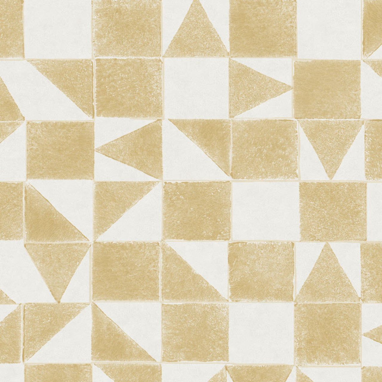 399093 - Mini Me Geometric Wallpaper - Yellow - Eijffinger