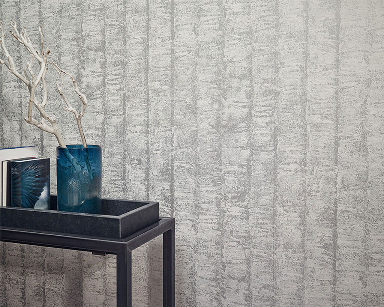 41001-50 - Deluxe Guido Maria Kretschmer Wallpaper - White/Silver - P+S International