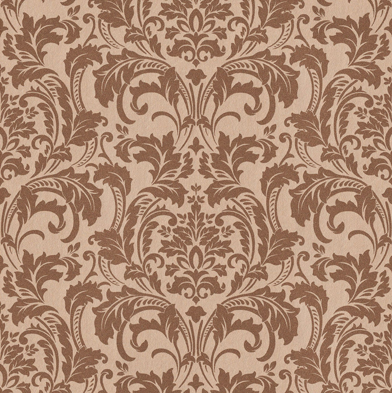 41005-30 - Deluxe Guido Damask Maria Kretschmer Wallpaper - Copper - P+S International