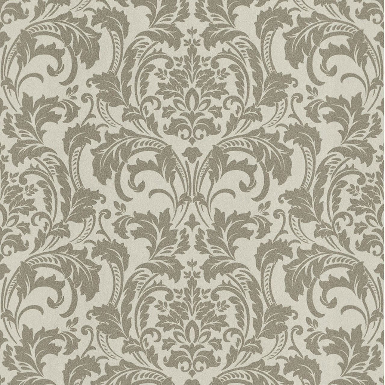 41005-50 - Deluxe Guido Damask Maria Kretschmer Wallpaper - Taupe - P+S International