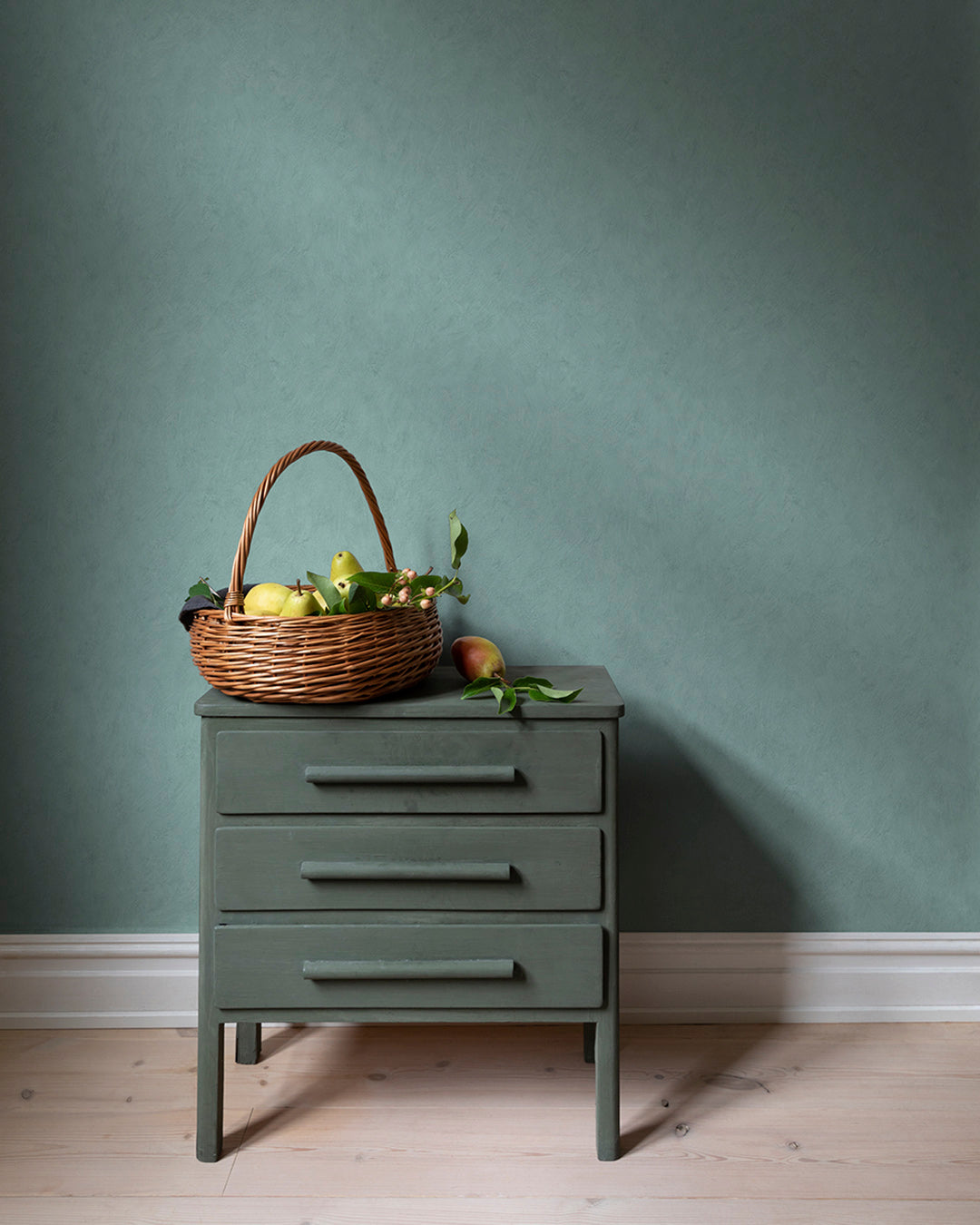 61038 - Kalk Sala Wallpaper - Green - Midbec