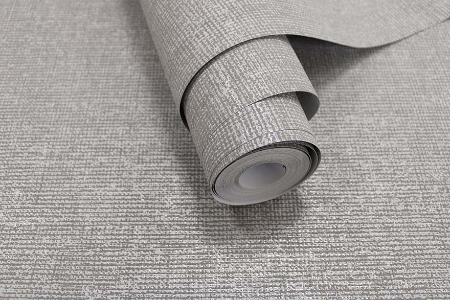 65810 - Lulea Wallpaper - Dark Grey - Holden Decor