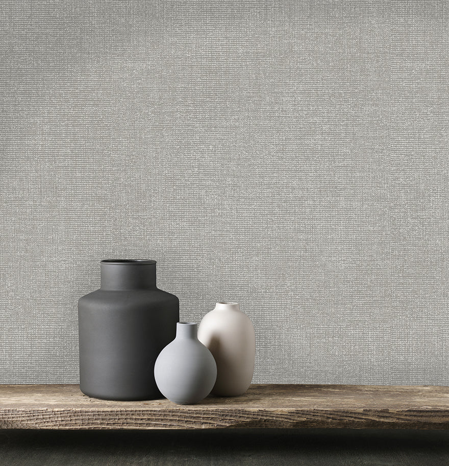 65810 - Lulea Wallpaper - Dark Grey - Holden Decor
