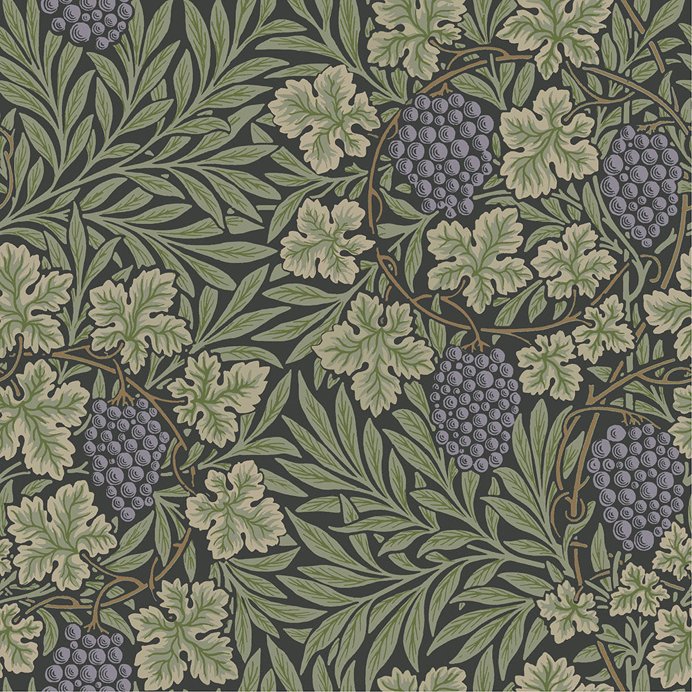 82019 - Vine Wallpaper - Blue/Green - Midbec