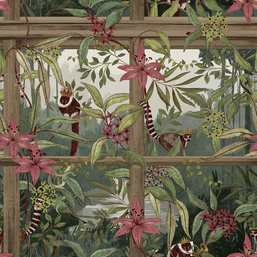 91392 - Comoro Wallpaper - Light Wood - Holden Decor