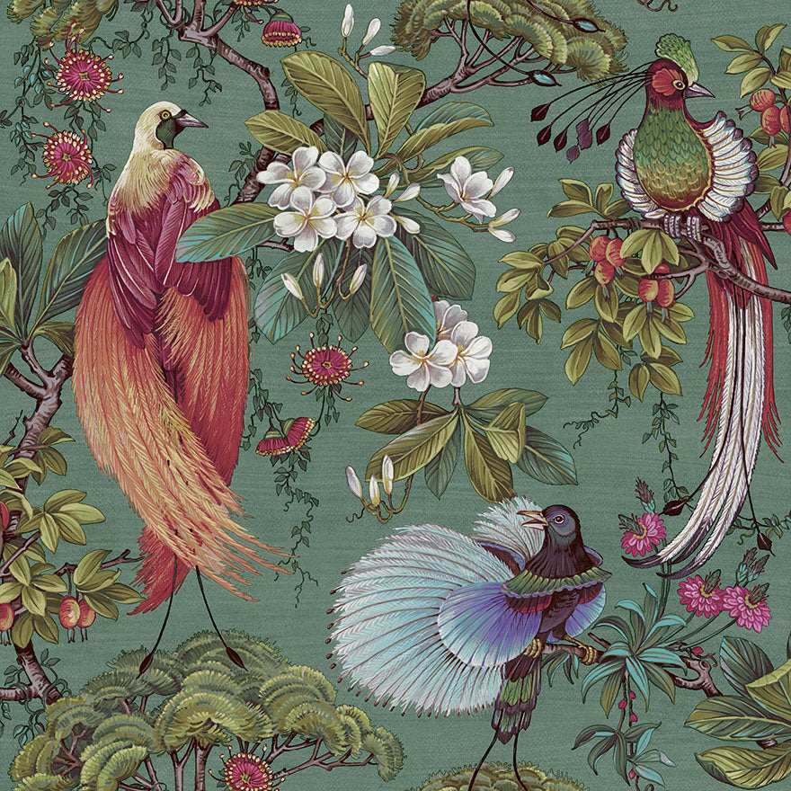 91401 - Yasuni Wallpaper - Green - Holden Decor