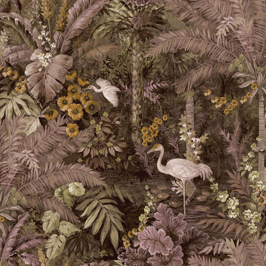 91443 - Masoala Wallpaper - Pink - Holden Decor