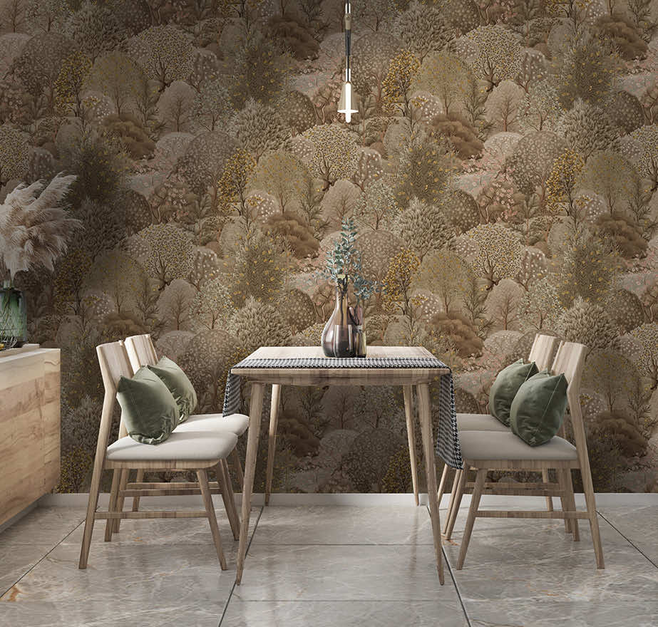 91750 - Arboretum Wallpaper - Neutral - Holden Decor