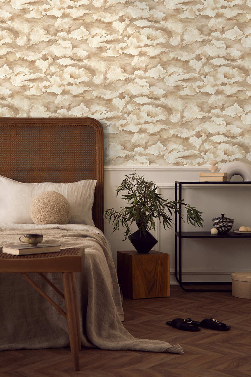 91770 - Sora Wallpaper - Cream - Holden Decor