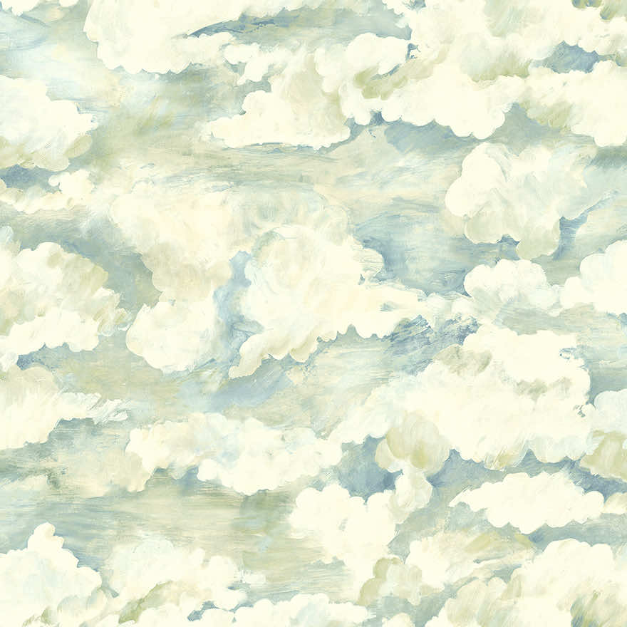 91771 - Sora Wallpaper - Soft Aqua - Holden Decor