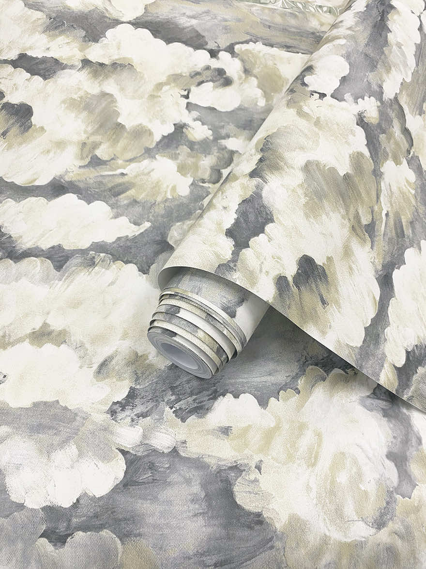 91773 - Sora Wallpaper - Charcoal - Holden Decor