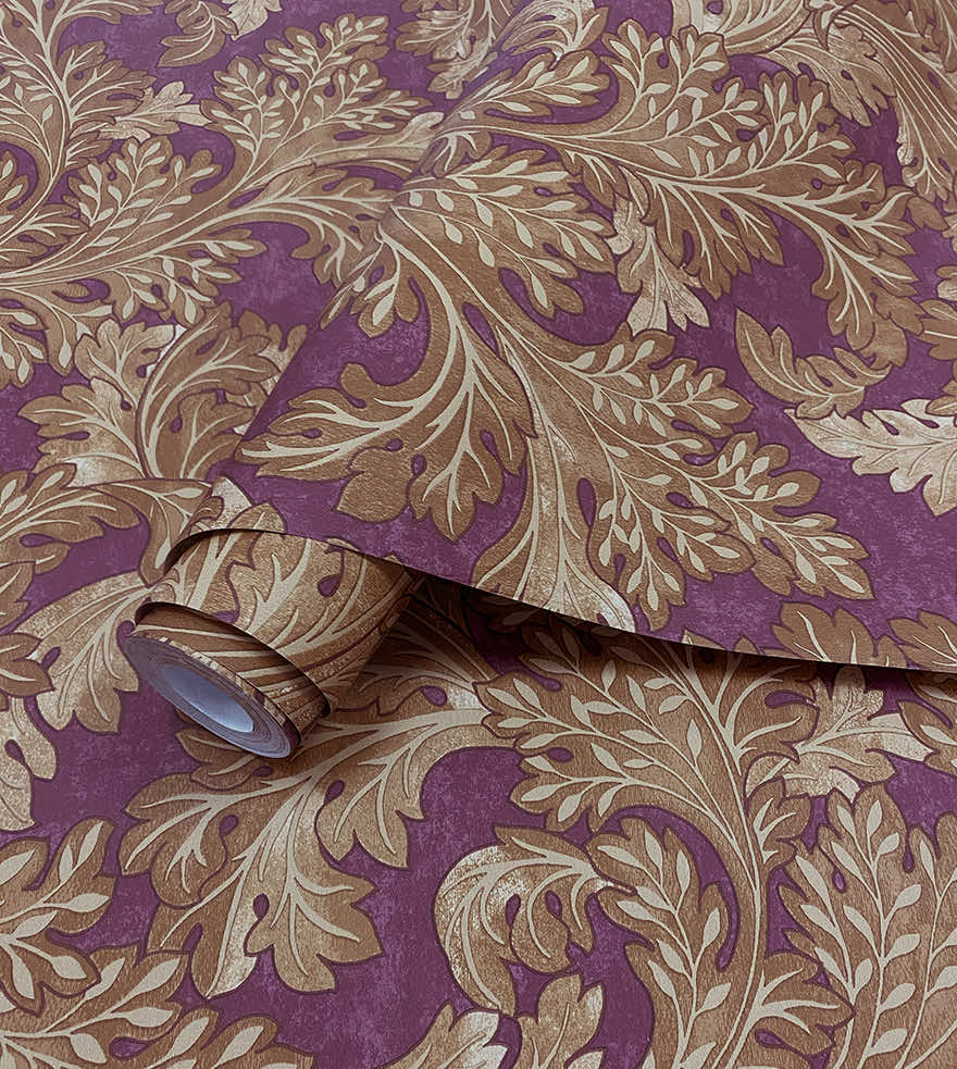 91782 - Forenza Wallpaper - Berry - Holden Decor