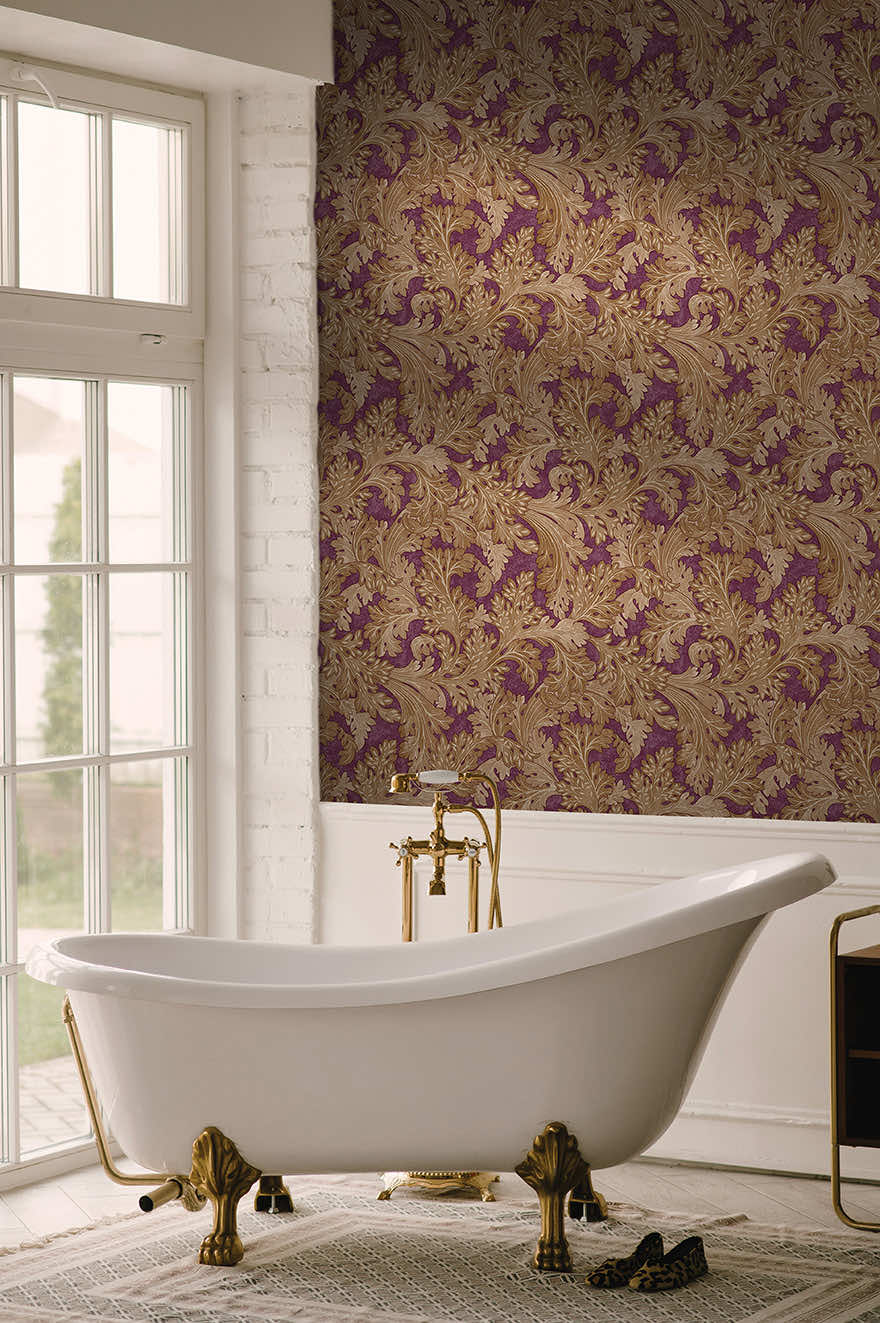 91782 - Forenza Wallpaper - Berry - Holden Decor
