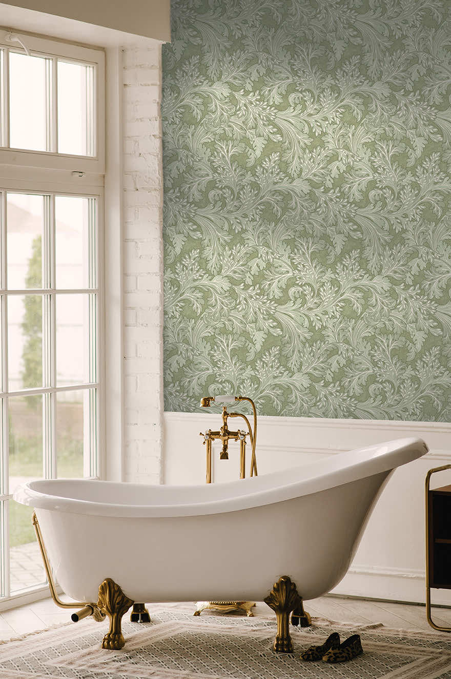 91783 - Forenza Wallpaper - Sage - Holden Decor