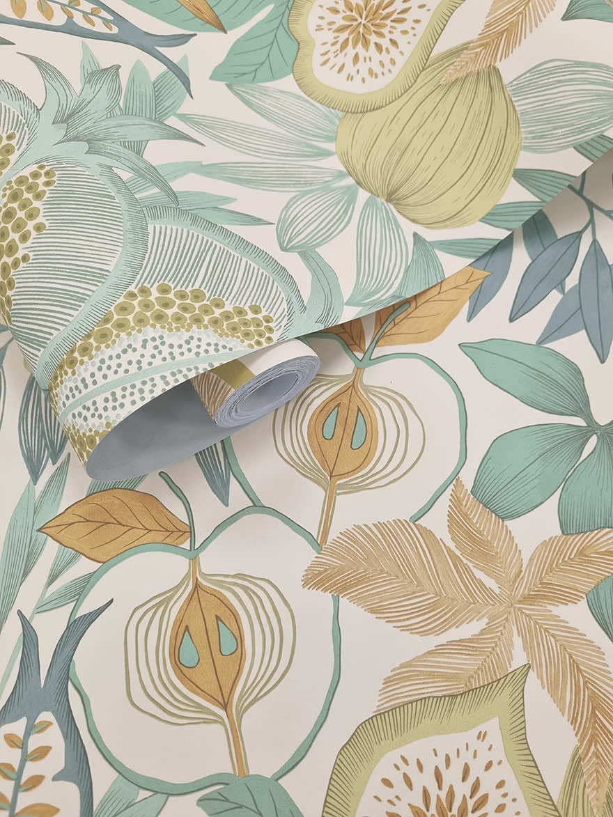 91841 - Nagano Wallpaper - Blue - Holden Decor