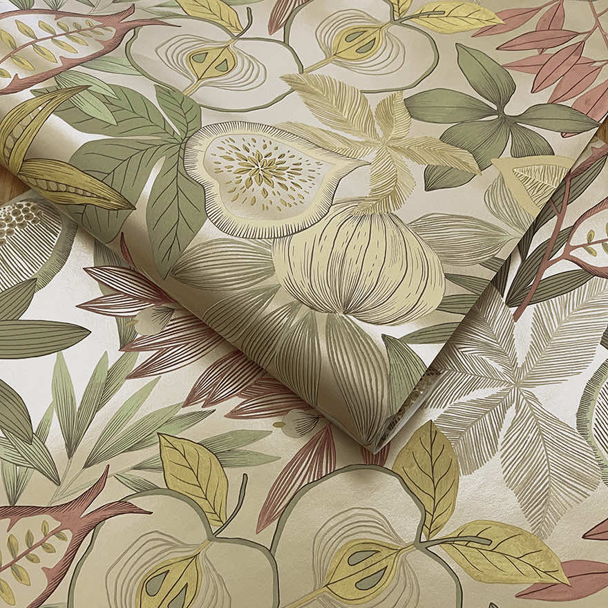 91842 - Nagano Wallpaper - Gold - Holden Decor