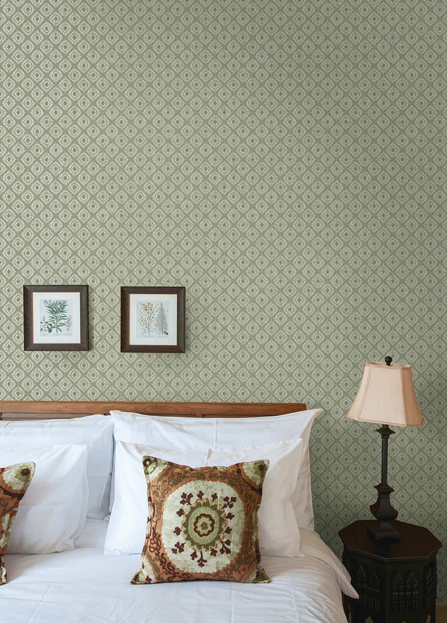 91870 - Sunstone Wallpaper - Sage - Holden Decor