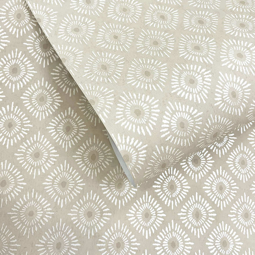 91874 - Sunstone Wallpaper - Cream - Holden Decor