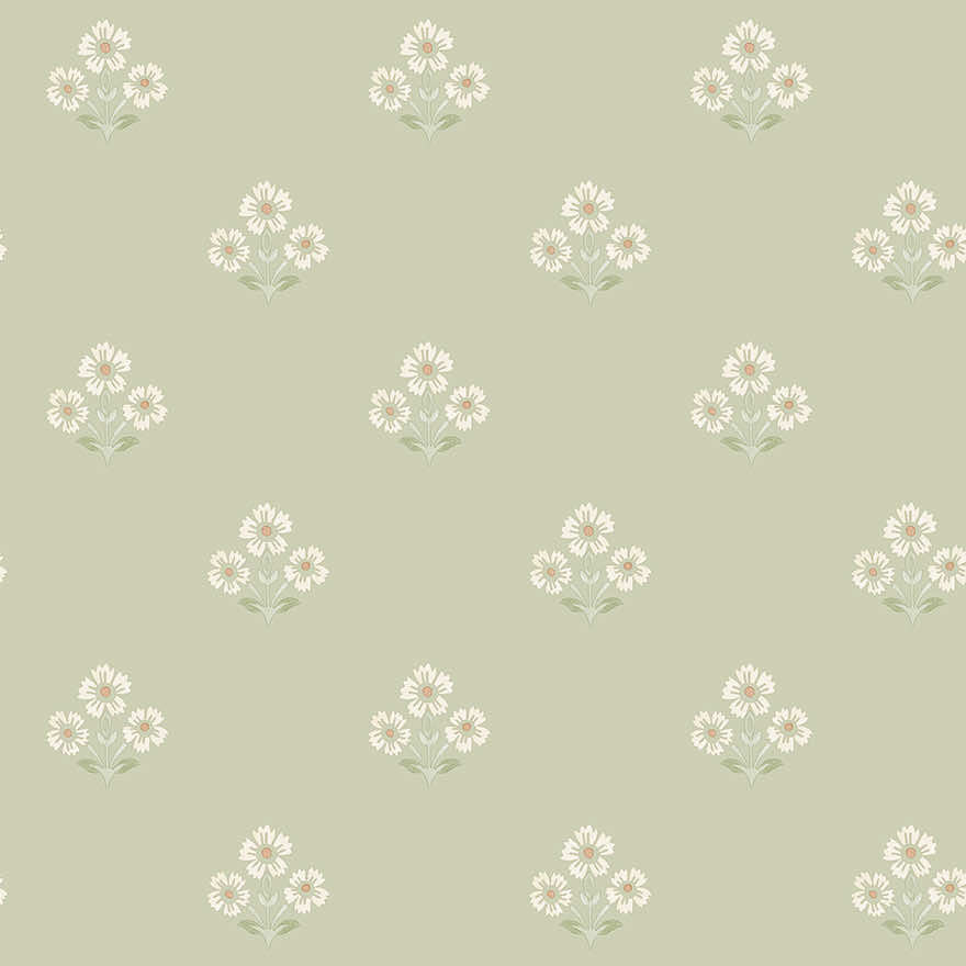 91991 - Isadora Wallpaper - Sage - Holden Decor