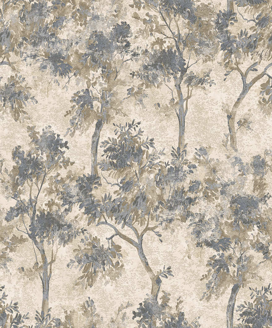 99501 - Tipu Bead Wallpaper - Indigo Blue - Holden Decor