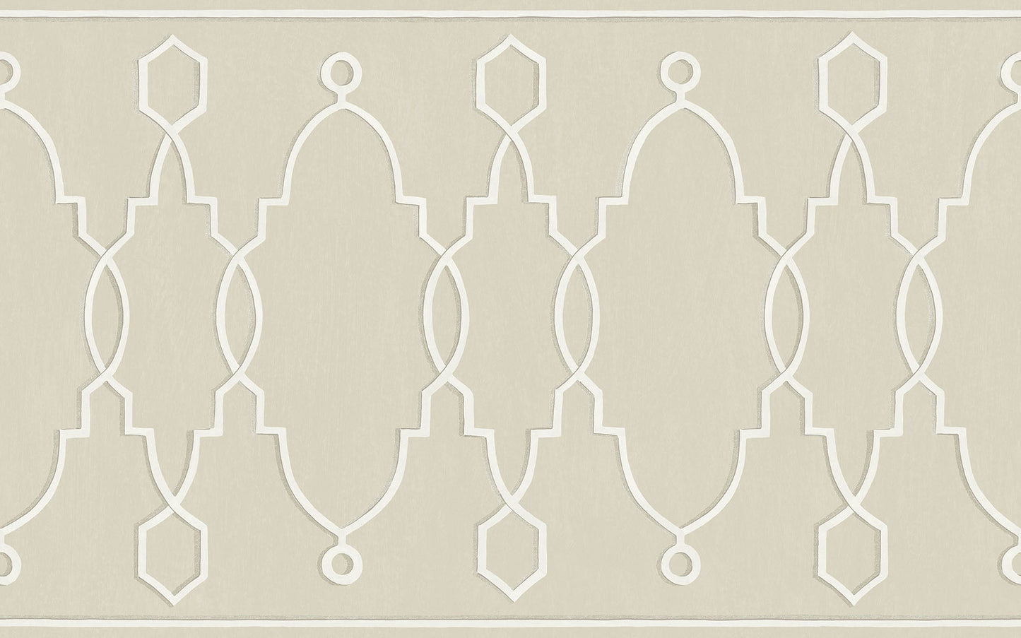 99/3016 - Parterre Border Wallpaper - Stone - Cole & Son